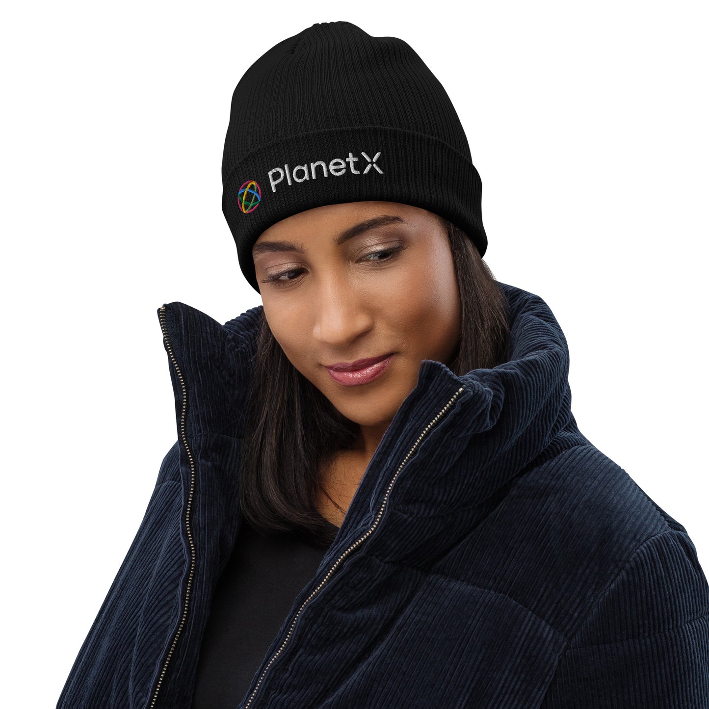 Planet X Organic ribbed beanie