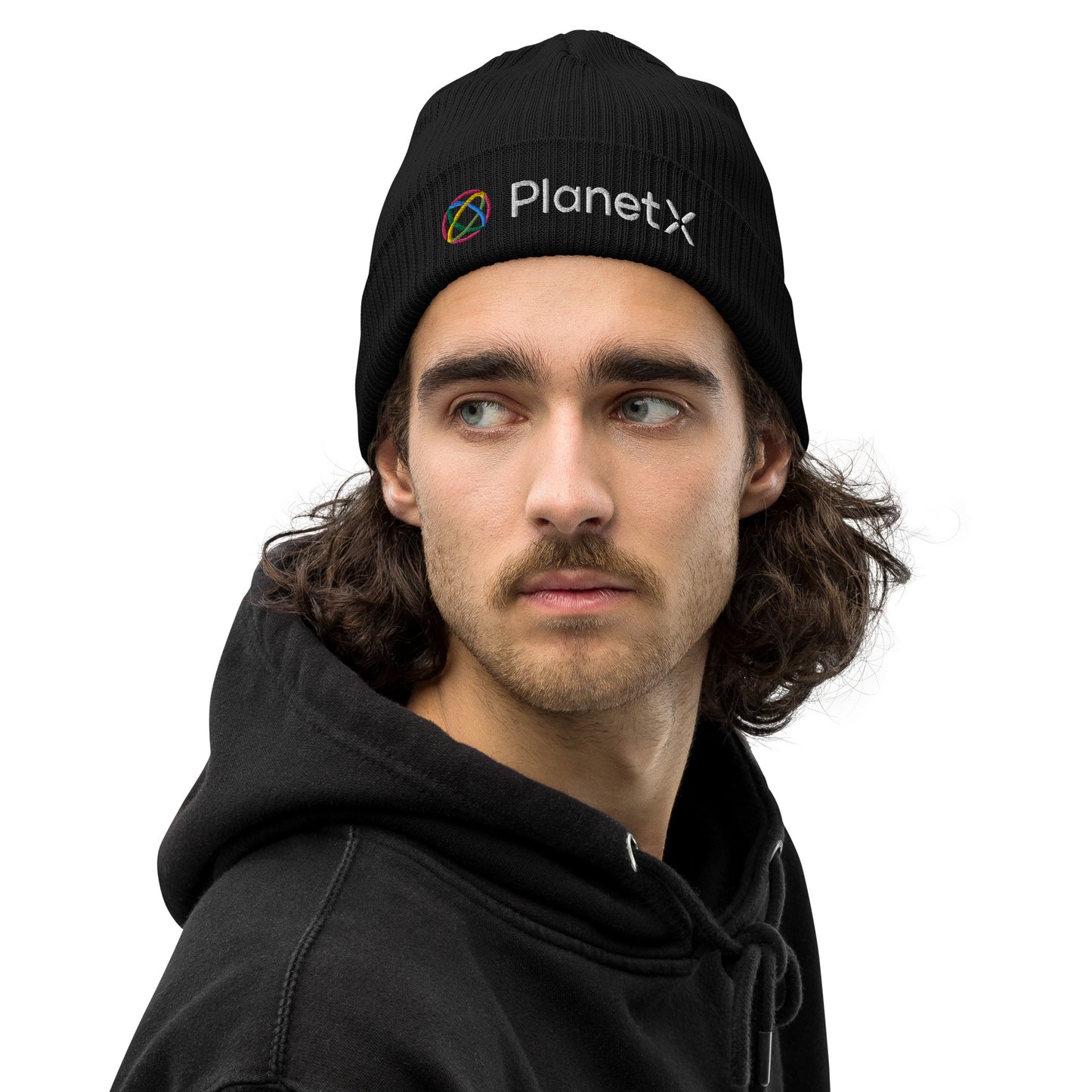 Planet X Organic ribbed beanie