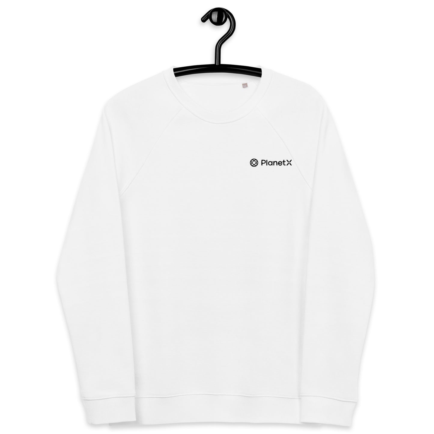 PlanetX Unisex organic raglan sweatshirt