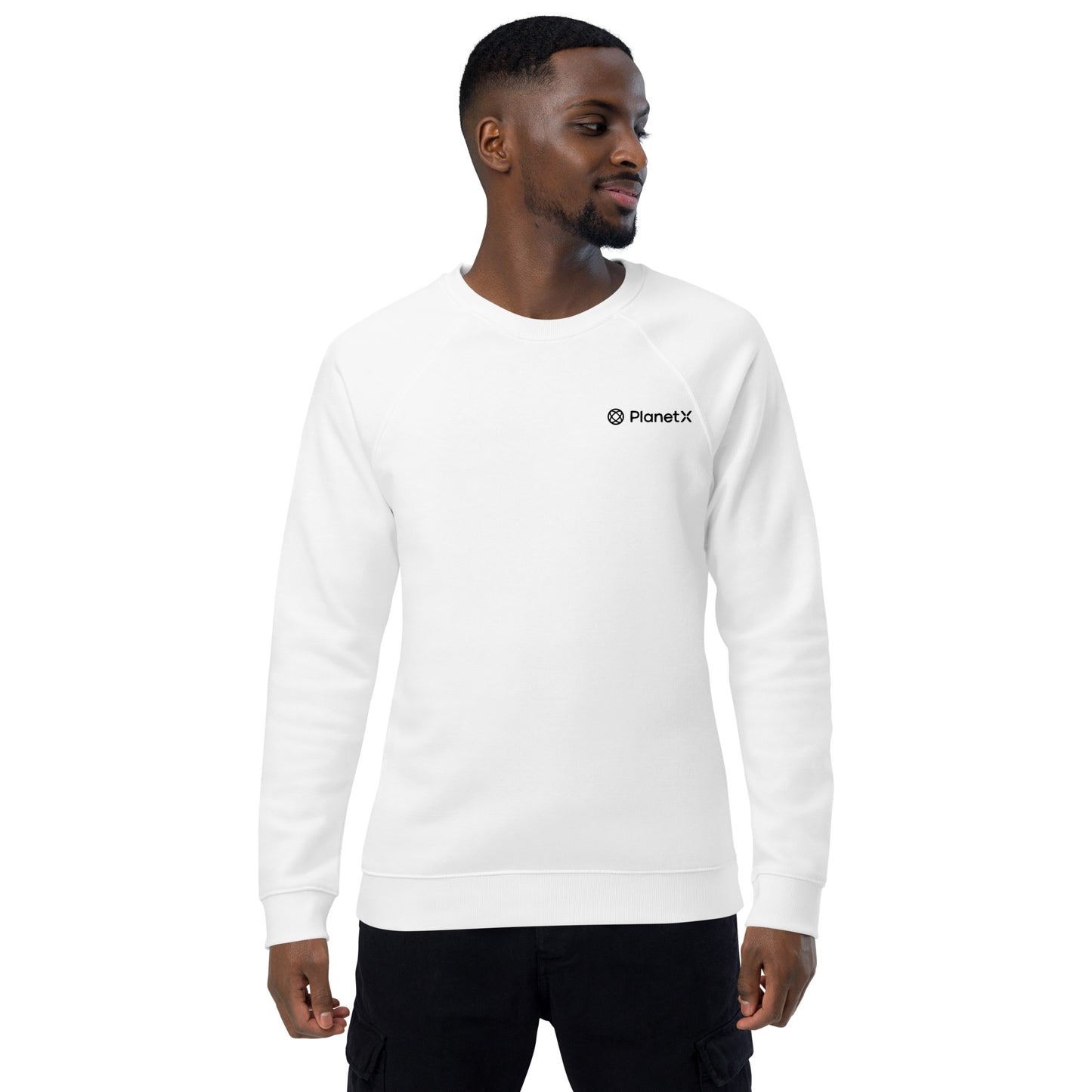 PlanetX Unisex organic raglan sweatshirt