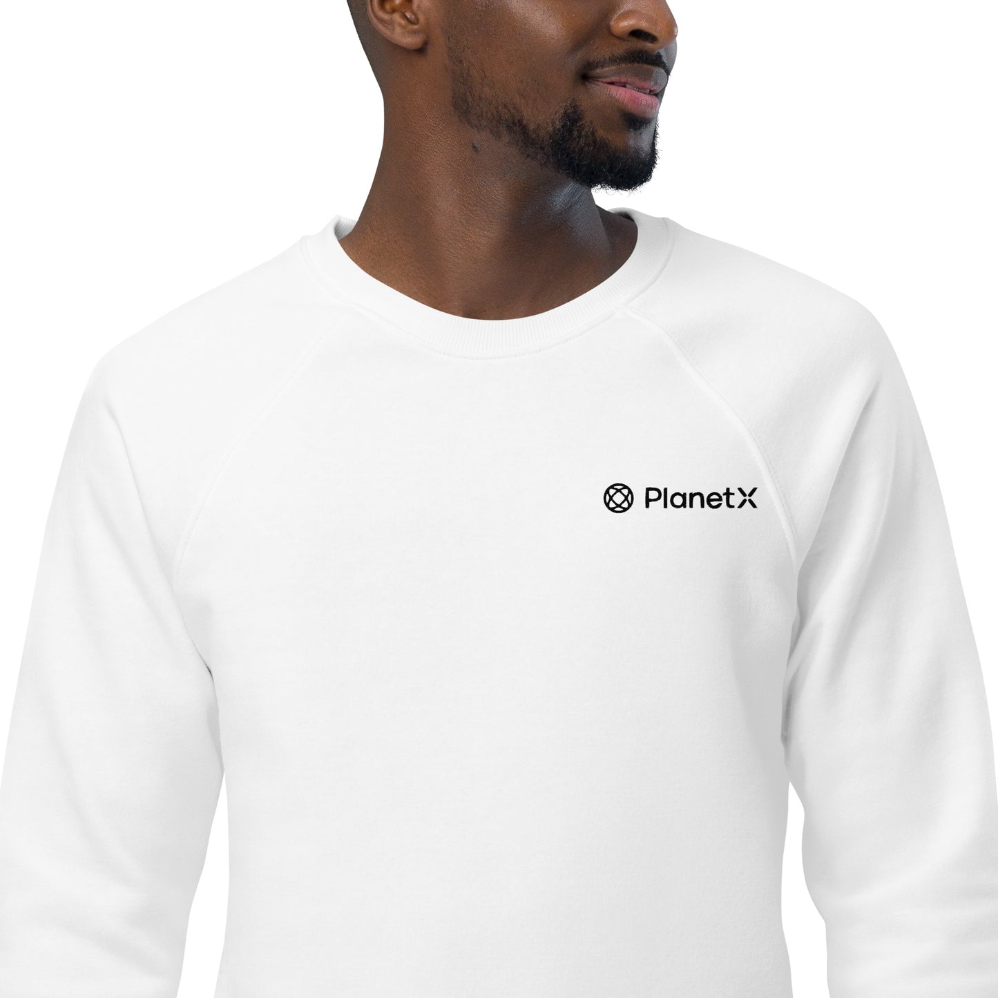 PlanetX Unisex organic raglan sweatshirt