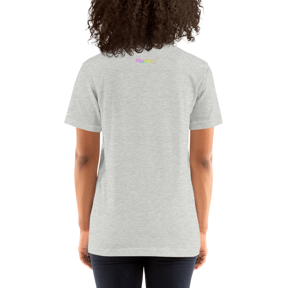 PlanetX Embroidered Gradient Unisex t-shirt