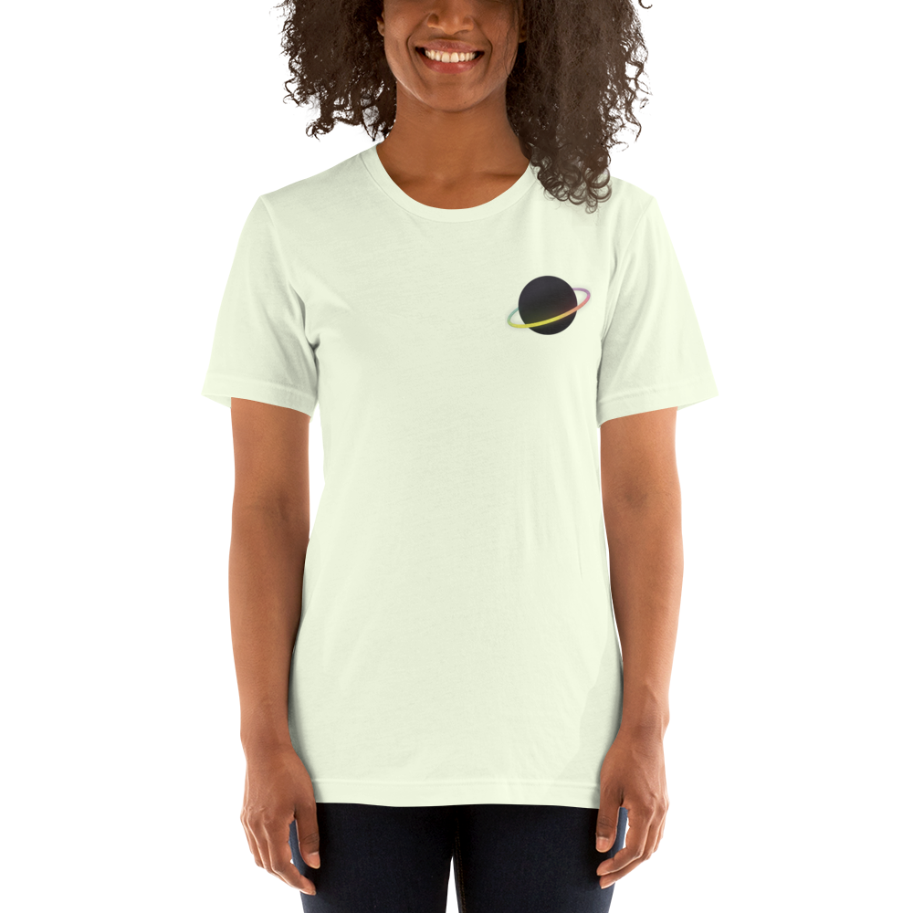 PlanetX Embroidered Gradient Unisex t-shirt