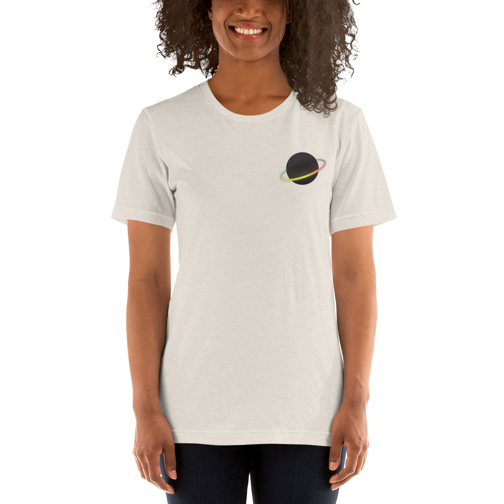 PlanetX Embroidered Gradient Unisex t-shirt