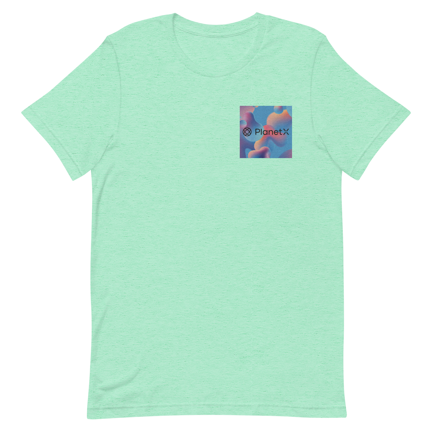 PlanetX Embroidered Gradient Unisex t-shirt