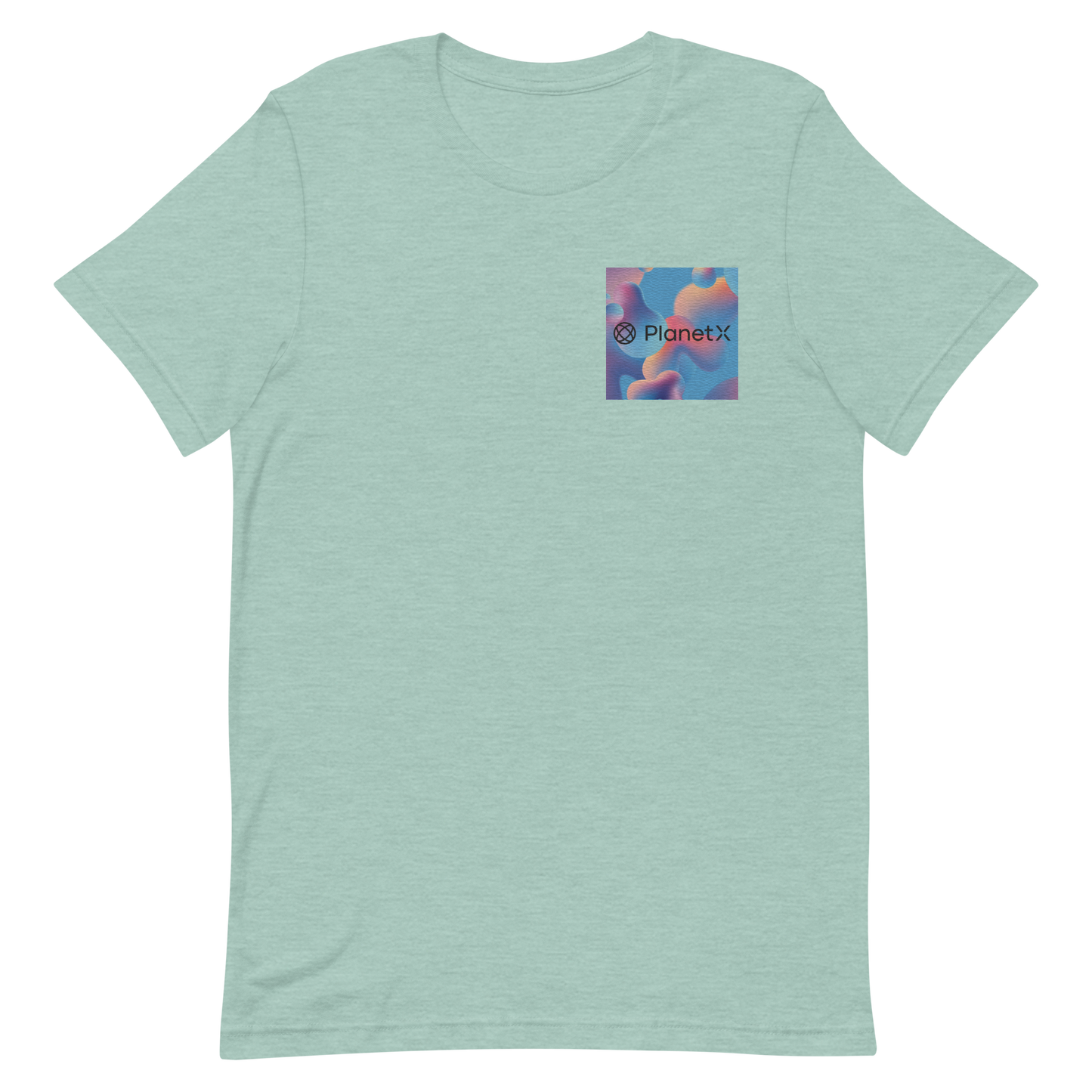 PlanetX Embroidered Gradient Unisex t-shirt