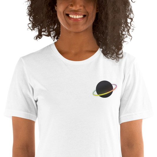 PlanetX Embroidered Gradient Unisex t-shirt