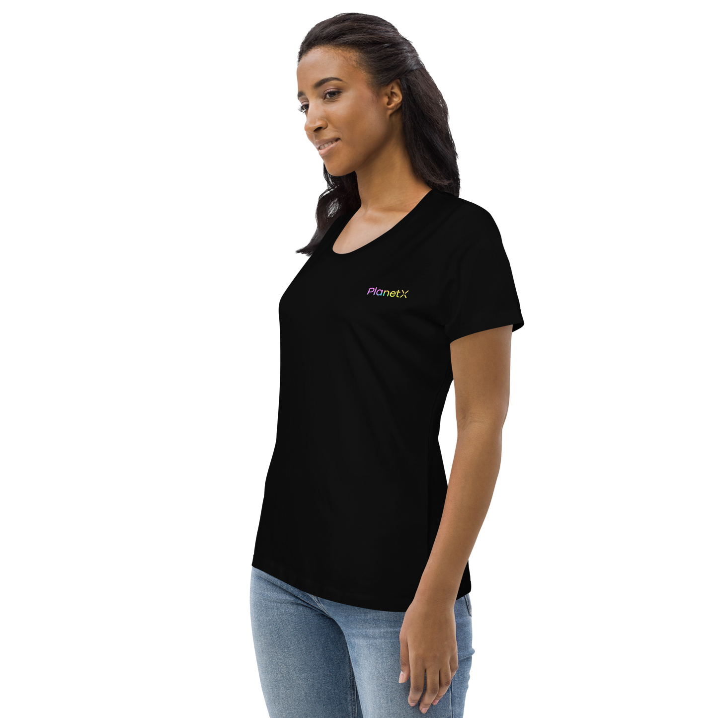 PlanetX Women's fitted eco tee